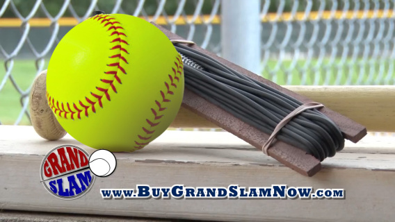 softball grand slam ball retrieval system, little league t ball softball baseball hardball baseball training aids baseball hitting devices